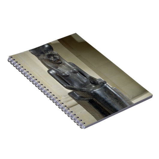 Statue der Löwe-köpfigen Göttin Sekhmet, vom Th Notizblock (Rechte Seite)