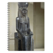 Statue der Löwe-köpfigen Göttin Sekhmet, vom Th Notizblock (Vorderseite)