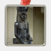 Statue der Löwe-köpfigen Göttin Sekhmet, vom Th Silbernes Ornament (Vorne)