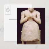 Statue der offiziellen Ebih-Il Postkarte (Vorne/Hinten)