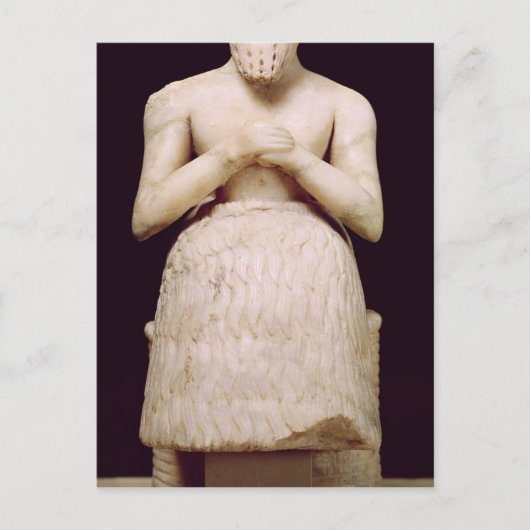 Statue der offiziellen Ebih-Il Postkarte (Vorderseite)