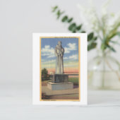 Statue der Padre Garces im Garzenzirkel Postkarte (Stehend Vorderseite)