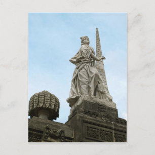 Statue der Tapferkeit in Bamberg Postkarte