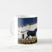Statue des Bullen und des spanischen Pferdes Kaffeetasse (Vorderseite Links)