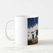 Statue des Bullen und des spanischen Pferdes Kaffeetasse (Links)