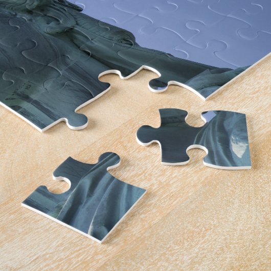 Statue des Fotos der Freiheit Puzzle (Seite)