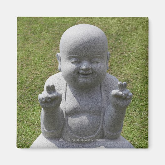 Statue des glücklichen Buddha Magnet (Vorne)