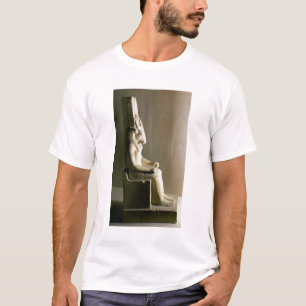 Statue des Gottes Montu mit dem Kopf eines Stiers, T-Shirt