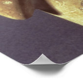 Statue des Gottes Utu, Mesopotamian, c.2400 v. Chr Poster (Ecke)