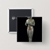 Statue des göttlichen Adoratress Karomama Button (Vorne & Hinten)