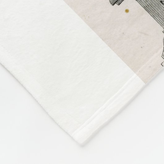 Statue des Heiligen Andreas Apostel mit Kreuz Fleecedecke (Ecke)