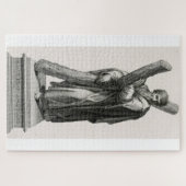 Statue des Heiligen Andreas Apostel mit Kreuz Puzzle (Horizontal)