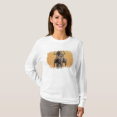 Statue des hindischen Gottes Ganesh T-Shirt (Vorne ganz)