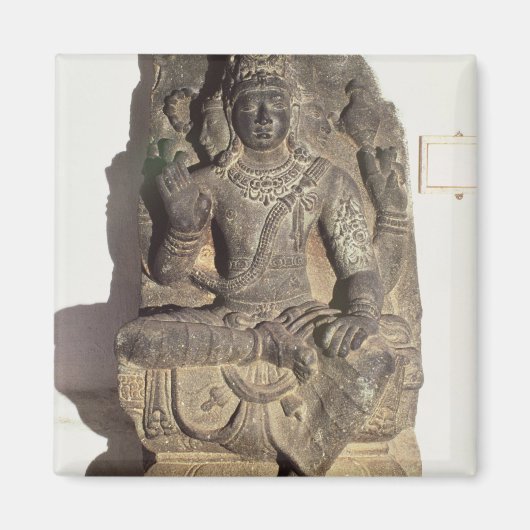 Statue des Hindu-Gottes Brahma Magnet (Vorne)