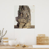 Statue des Hindu-Gottes Brahma Poster (Küche)