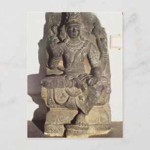 Statue des Hindu-Gottes Brahma Postkarte