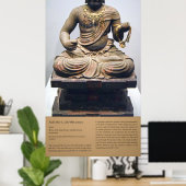 Statue des japanischen Deity Fudō Myō-ō Poster (Heimbüro)