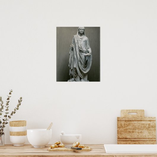 Statue des Kaisers Maxentius (306-312 n.Chr.) als  Poster (Küche)