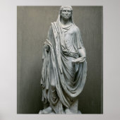 Statue des Kaisers Maxentius (306-312 n.Chr.) als Poster (Vorne)