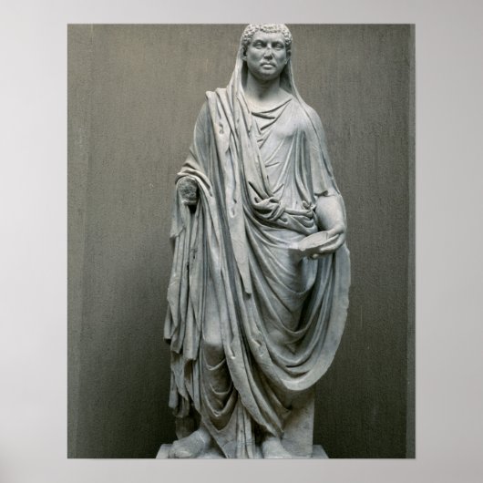 Statue des Kaisers Maxentius (306-312 n.Chr.) als Poster (Vorne)