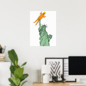 Statue des Liber-FDT-Posters Poster (Heimbüro)