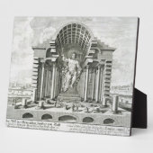 Statue des Olympischen Zeus, gemacht von Phidias i Fotoplatte (Seite)