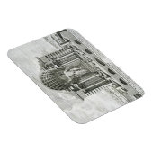 Statue des Olympischen Zeus, gemacht von Phidias i Magnet (Rechte Seite)