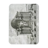 Statue des Olympischen Zeus, gemacht von Phidias i Magnet (Vertikal)