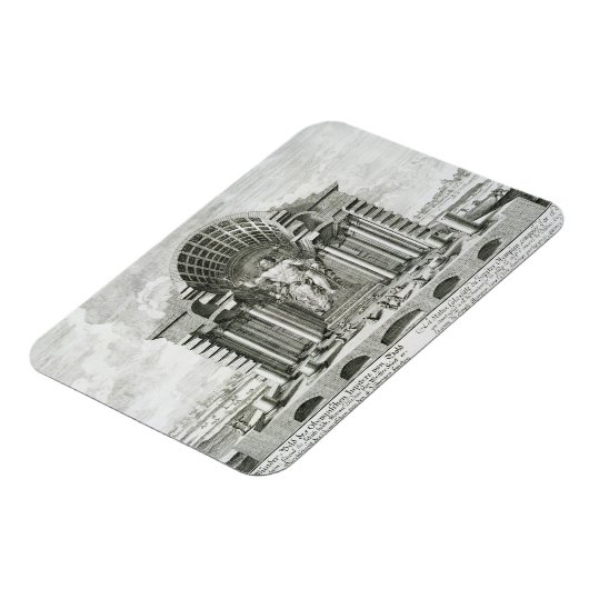 Statue des Olympischen Zeus, gemacht von Phidias i Magnet (Linke Seite)