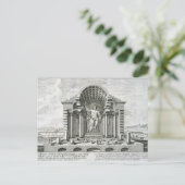 Statue des Olympischen Zeus, gemacht von Phidias i Postkarte (Stehend Vorderseite)