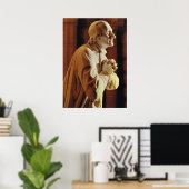 Statue des Pfarrers von Ars Poster (Heimbüro)
