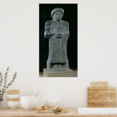 Statue des Prinzen Gudea, c.2150 v. Chr. Poster (Küche)