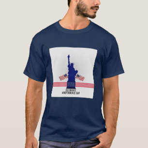 Statue des Unabhängigkeitstages Freiheit Männer T T-Shirt