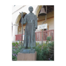Statue des Vaters Serra bei der Mission Santa Barb