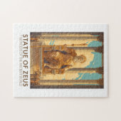 Statue des Zeus Sieben Weltwunder Vintage Puzzle (Horizontal)
