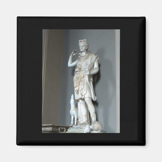 Statue Diana (Artemis) im Vatikan in Rom Magnet (Vorne)