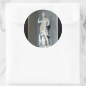Statue Diana (Artemis) im Vatikan in Rom Runder Aufkleber (Tasche)