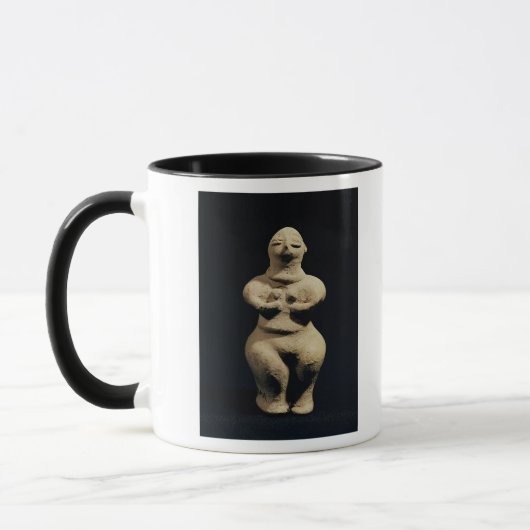 Statue einer Göttin, 6. Jahrtausend BC Tasse (Links)