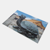 Statue einer Schildkröte in der Verbotenen Stadt - Fußmatte (Schrägansicht)
