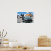 Statue einer Schildkröte in der Verbotenen Stadt - Poster (Küche)