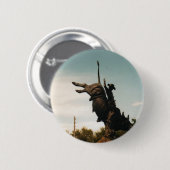 Statue eines bullrider (kkincade12) button (Vorne & Hinten)