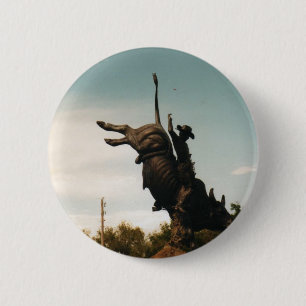 Statue eines bullrider (kkincade12) button