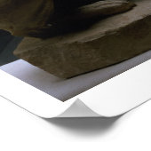 Statue eines Hundes, Mesopotamien, c.5000-1000 v.  Poster (Ecke)