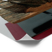 Statue eines Sitzenden, Mbembe, Nigeria Poster (Ecke)