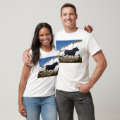 Statue eines Stiers in Ronda, Spanien T-Shirt (Unisex)