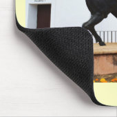 Statue eines Stiers Mousepad (Ecke)