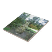 Statue eines Waliser-Druiden bei Erddig Hall Fliese (Seite)