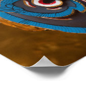 Statue Face im Grand Palace Poster (Ecke)