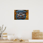 Statue Face im Grand Palace Poster (Küche)