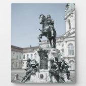 Statue Friedrich Wilhelm I. in Berlin Fotoplatte (Vorderseite)